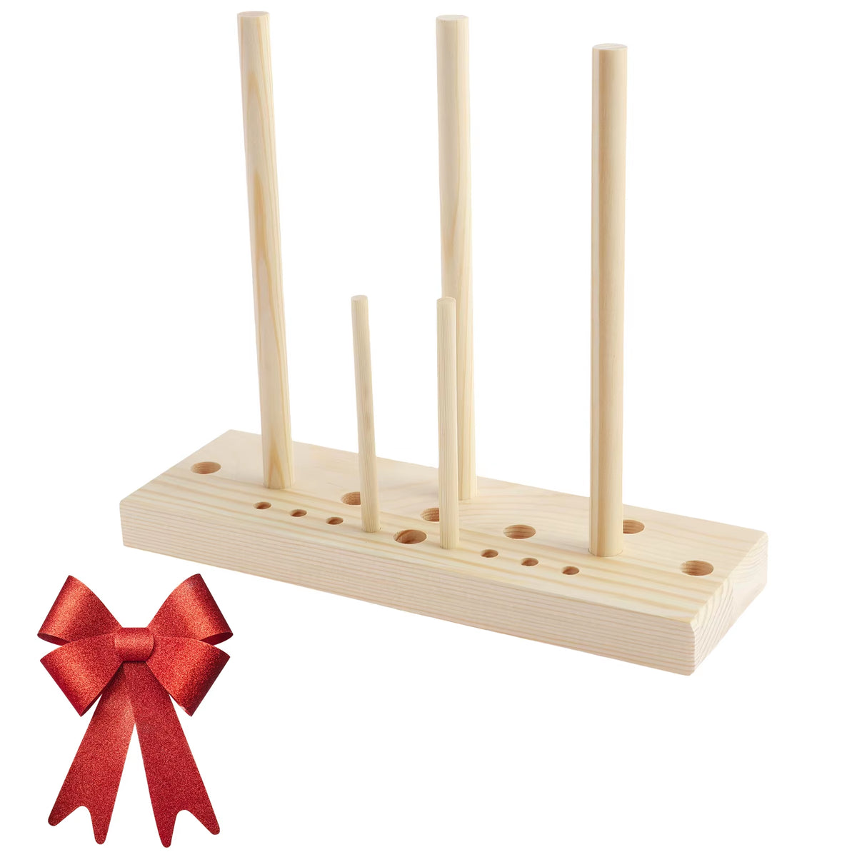 Bow Making Tool Wooden Multi Size Hardwood Ribbon Wreath Maker Handwork Christmas Decoration DIY Crafts Christmas Bows Party