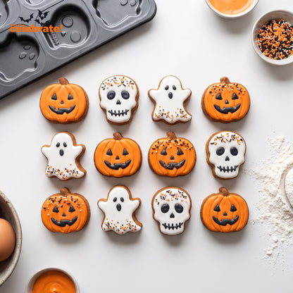 , 17"X13", 12-Cavity Halloween Cakelet