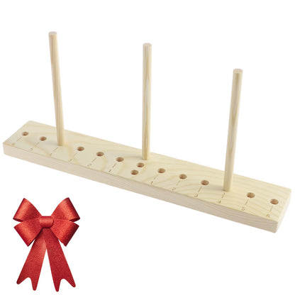 Bow Making Tool Wooden Multi Size Hardwood Ribbon Wreath Maker Handwork Christmas Decoration DIY Crafts Christmas Bows Party