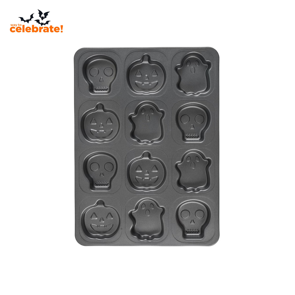 , 17"X13", 12-Cavity Halloween Cakelet